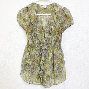 Anthropologie Peasant Top Size 0